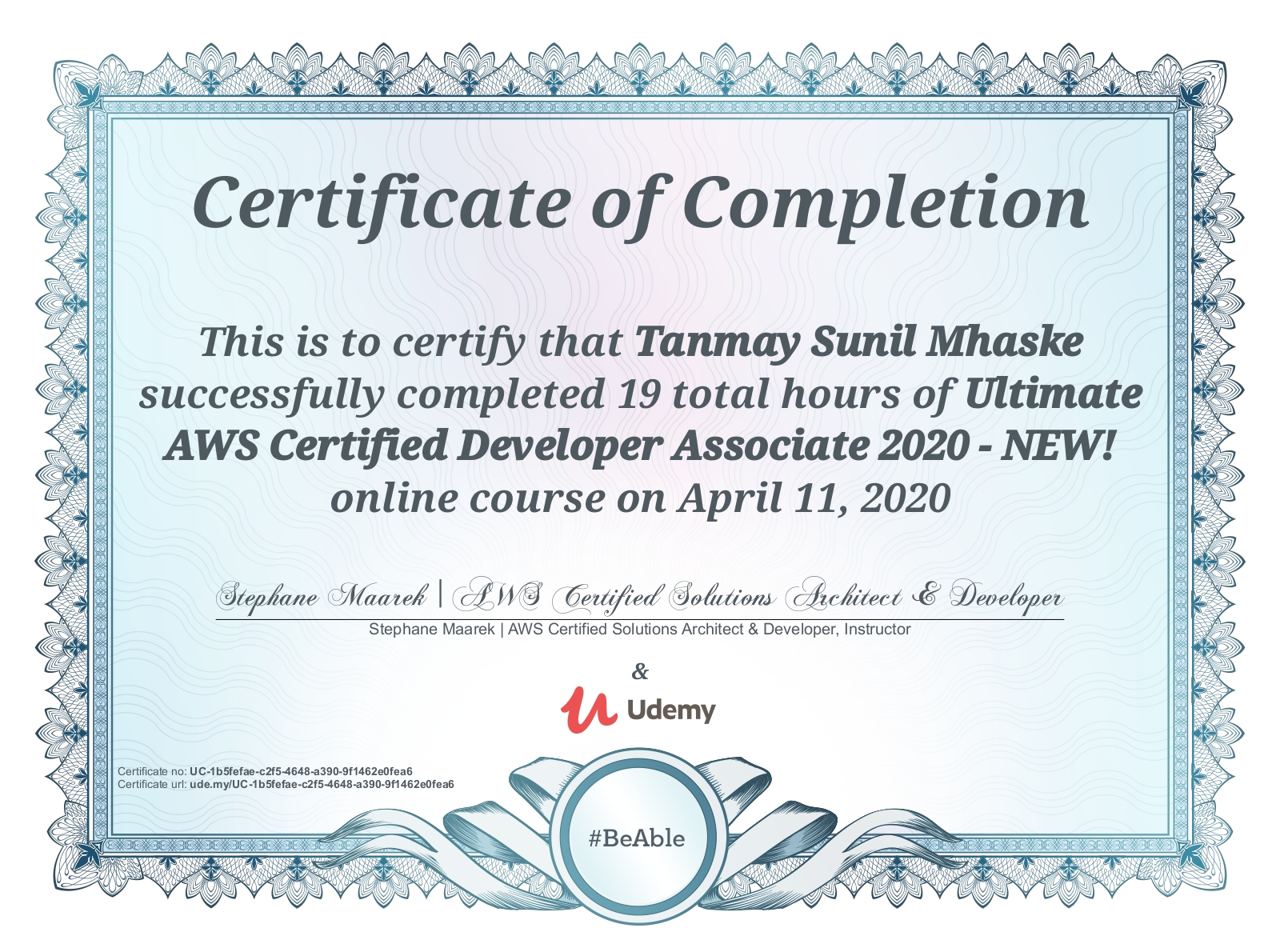 AWS Udemy